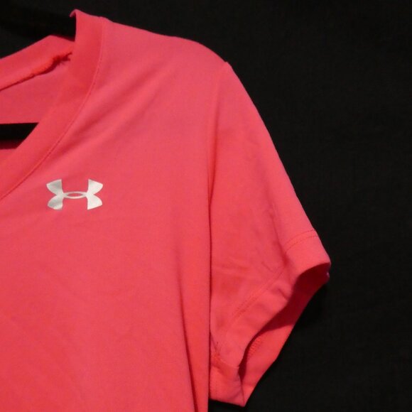UNDER ARMOUR | medium | Loose | Heat Gear | Pink Exercise | Fitness | Yoga | Tee - Picture 5 of 15